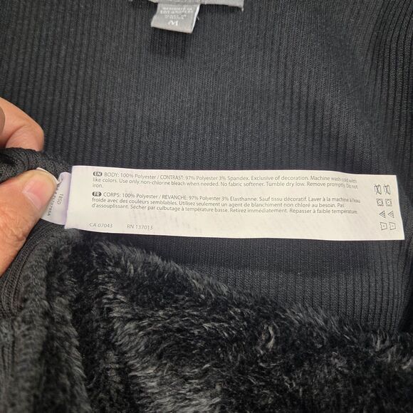 NWT Peace & Pearls Black Vest Medium - Picture 7 of 11